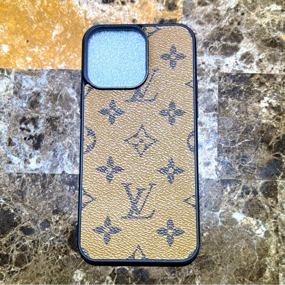 Luxury Tan and Black Phone Case